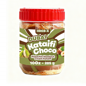 Dubai Chocolate Spread - Pistachio Kataifi Gourmet Filling Pancake Breakfast