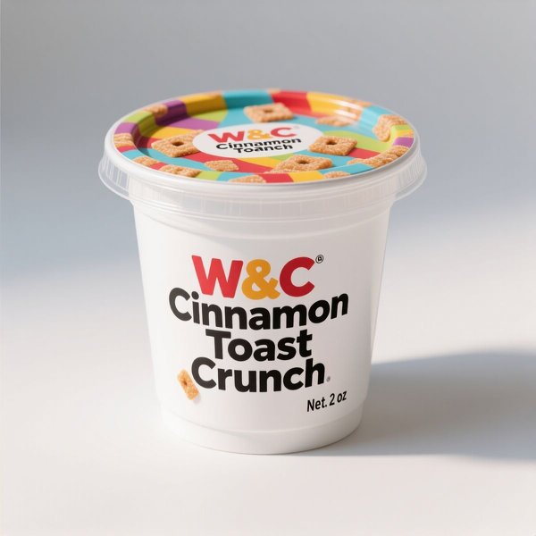 Cinnamon Toast Crunch Cups - Low MOQ 2oz 12 Pack Whole Grain On-the-Go Breakfast