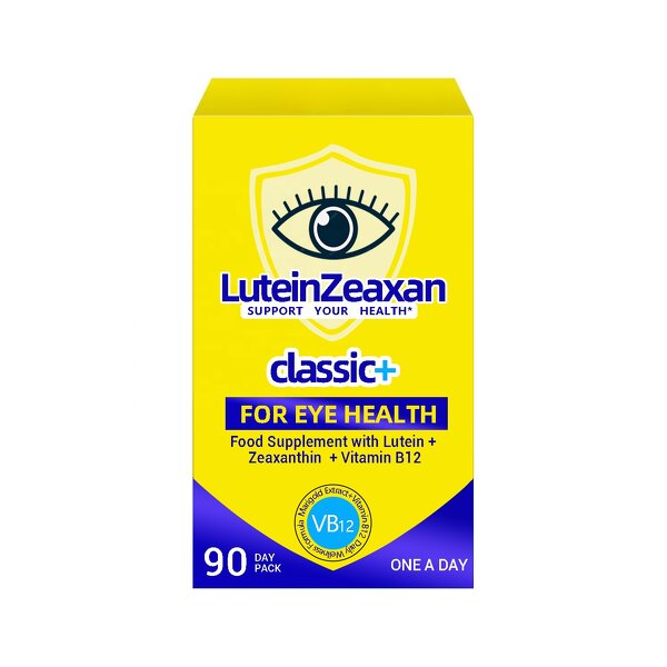 Eye Health Capsules - 90 Day Pack Lutein Zeaxanthin Vitamin B2 Eye Supplement