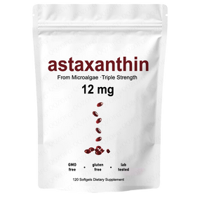 Natural Astaxanthin Softgels - OEM 120-Count Adult Energy Dietary Supplement