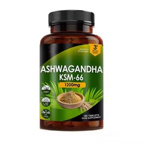 Ashwagandha KSM 66 Capsules - ISO Factory Fast Delivery Root Seed Multiple Packaging