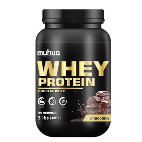 3LBS Whey Protein Powder - OEM Custom Logo High Protein Adult Muscle Building