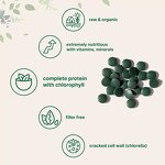 Spirulina Chlorella Tablets - 2025 Factory Wholesale Organic Dietary Supplement