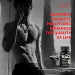 Organic Maca Root Capsules - Men Adult Energy Stamina Immunity Herbal Supplement