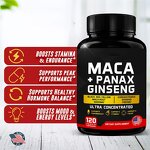 Macax Ginseng Capsules - OEM Korean Red Panax Immunity Energy Sports Nutrition