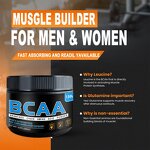 BCAA 2:1:1 Powder - Essential Amino Acids Adult Sports Healthcare Supplement
