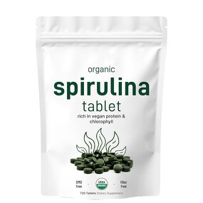 Spirulina Tablets Manufacturer - Organic Blue 3000mg per Serving