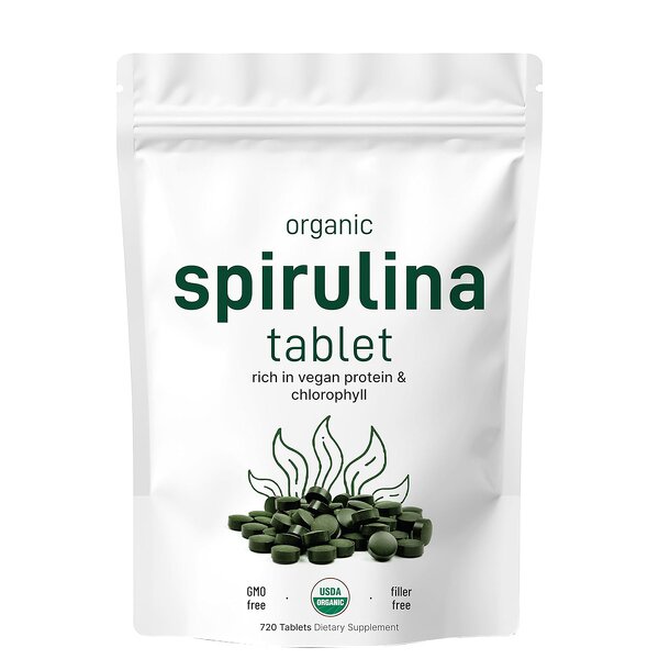 Spirulina Tablets Manufacturer - Organic Blue 3000mg per Serving