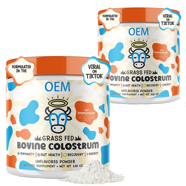 Bovine Colostrum Powder Manufacturer - 45% IGG Supplement & Factory Price OEM/ODM