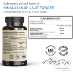 Shilajit Capsule Manufacturer - Gold 16000mg for Men & OEM Private Label