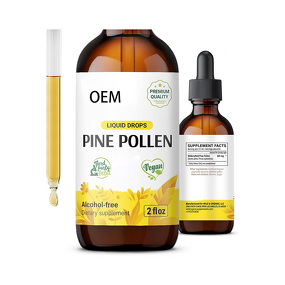 Pine Pollen Extract Liquid Drops Manufacturer - Alcohol-Free Organic for Men's Health & OEM Best Selling