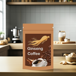 Ginseng Coffee Powder Manufacturer - with Ginseng Root Extract for Man & Factory Direct