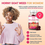 Horny Goat Weed Gummies Manufacturer - Preworkout Muscle Growth for Men Women & OEM Private Label