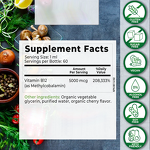 Vitamin B12 Liquid Drops Manufacturer - Organic 5000mcg Extra Strength for Focus