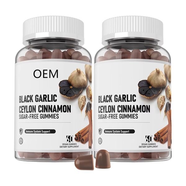 Garlic Gummies Manufacturer - Black Garlic with Ceylon Cinnamon Ashwagandha & Private Label