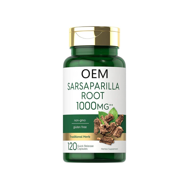 Sarsaparilla Capsule Manufacturer - GMP Gluten-free Organic Root Extract