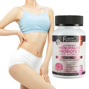 Menopause Supplement Capsules - 60 Count Herbal Hormone Balance Women Support