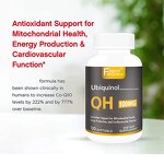 CoQ10 Softgels - 120 Count Mitochondrial Health Antioxidant Support
