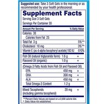 Omega 3 Supplement - Organic Flaxseed Fish Oil Vitamin E Eye Nutrition Adult