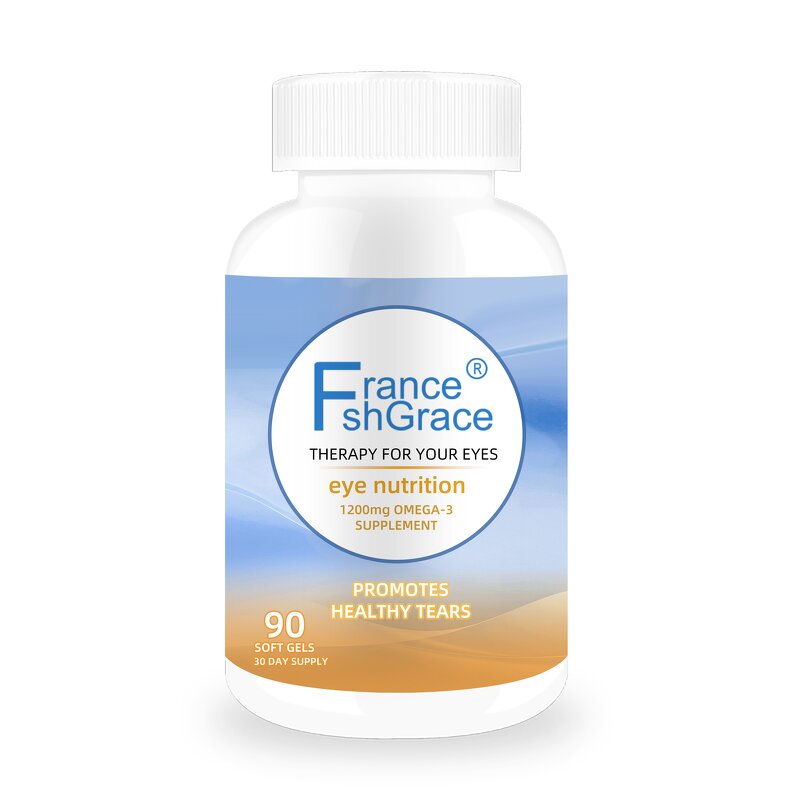 Omega 3 Supplement - Organic Flaxseed Fish Oil Vitamin E Eye Nutrition Adult