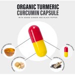 Turmeric Curcumin Capsules - Black Pepper Joint Comfort Support Adult