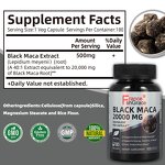 Maca Root Capsules - Organic Black Red Yellow Peruvian Penis Enlargement