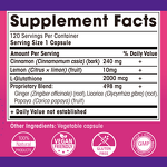 Skin Whitening Supplement - Organic Plant Extracts Liver Health Men Women