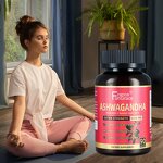 Ashwagandha Capsules - 5200mg 5 Ingredients Antiphlogosis Sleep Support