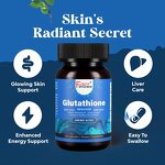 Skin Whitening Capsules - Organic Plant Extracts Natural Detox Adult Support