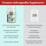 Ashwagandha Capsules - Organic Immune Health Natural Calm Men Women