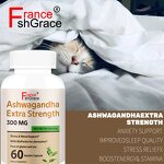 Ashwagandha Capsules - 300mg Sleep Stress Health Support Adult