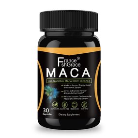 Maca Root Capsules - 750mg 30 Count Organic Peruvian Adult Supplement