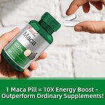 Maca Root Capsules - 3200mg 120 Count Non-GMO Gluten Free Men Women