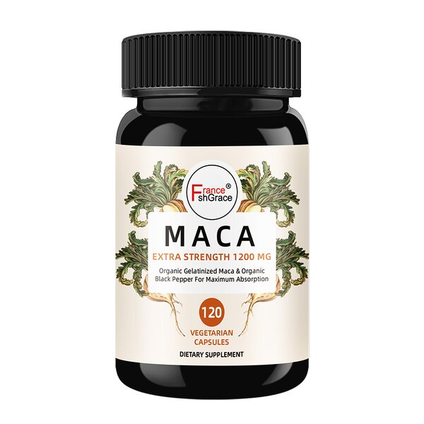 Maca Root Capsules - Natural Energy Passion Performance Men Women
