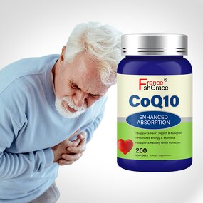 CoQ10 Softgels - 400mg Max Strength 200 Count Coenzyme Q10 Supplement