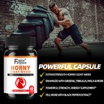 Horny Goat Weed Capsules - Maximum Strength Blood Flow Support Supplement