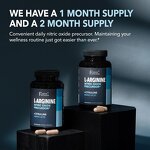 L Arginine Citrulline - Enhanced Performance Muscle Support Capsules