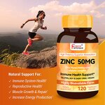 Zinc Capsules - Mono Methionine Chelate Immune Health 120 Count Adult