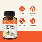 Turmeric Curcumin Capsules - 2250mg Advanced Absorption Joint Immune Health