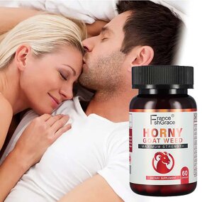 Horny Goat Weed Capsules - Blood Flow Circulation Energy Joint Back Support