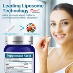 NAD Capsules - Organic 60 Count Anti Aging Supplement Men Women Plant Extract