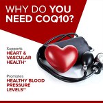 CoQ10 Softgels - 60 Count Ultra Antioxidant Cardiovascular Heart Health