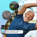 Multi Collagen Capsules - Type I II III V X Vitamin C Hyaluronic Acid 90 Count