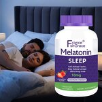 Melatonin Tablets - 10mg Strawberry Flavor Sleep Support Men Women