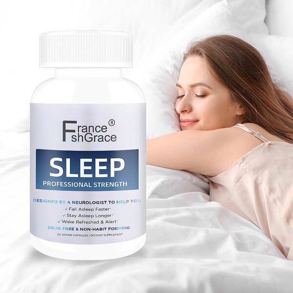 Sleep Aid Capsules - 60 Count Organic Plant Extract Sleep Quality Veg