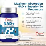 NAD+ TMG Capsules - 250mg Ultra Max Absorption 120 Count Adult Supplement