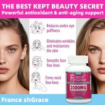 Skin Whitening Capsules - 2000mg 90 Count Even Skin Organic Plant Extract