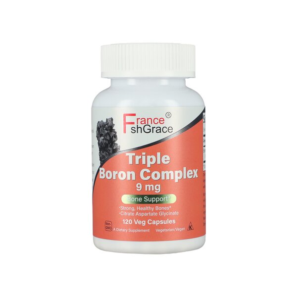Boron Complex Capsules - Citrate 3mg Aspartate 3mg Glycinate 3mg Mineral Supplement