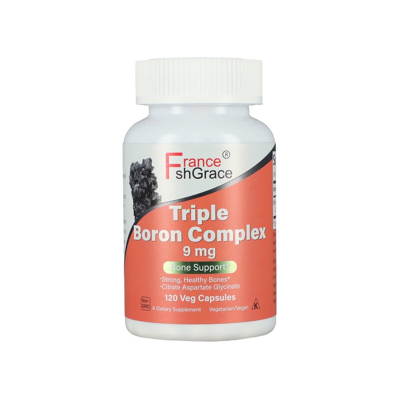 Boron Complex Capsules - Citrate 3mg Aspartate 3mg Glycinate 3mg Mineral Supplement