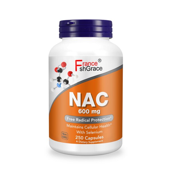 NAC Capsules - Free Radical Protection Cellular Health Men Women Supplement